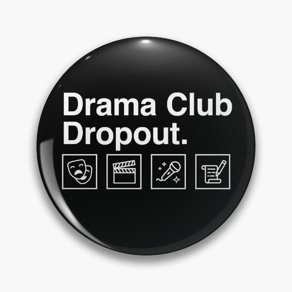 Item preview, Drama Club Dropout Shirt – Funny Theatre Kid Minimal Tee designed and sold by Identity Club Co.
