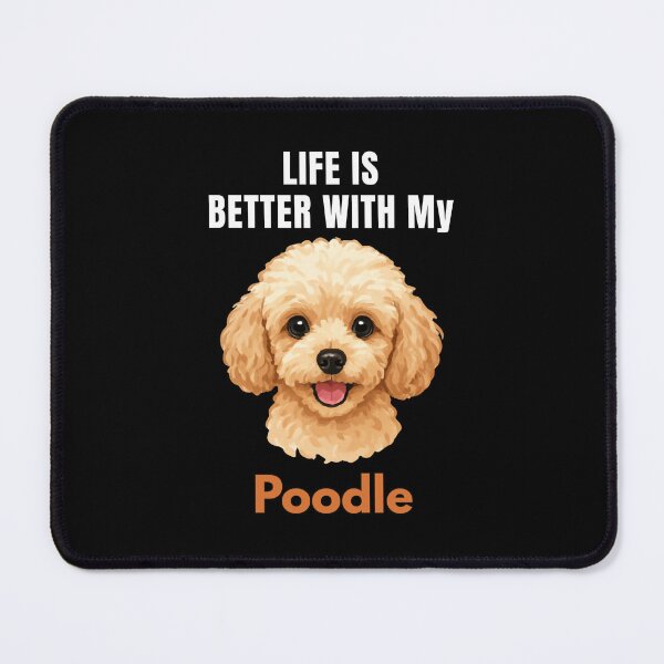 Item preview, Life Is Better With My Poodle – Cute Dog Mom & Dog Dad Gift designed and sold by YAKOUT-STUDIO.