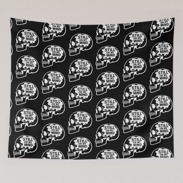 Item preview, Still On My Mind Skull Art designed and sold by Skulls & Calaveras.