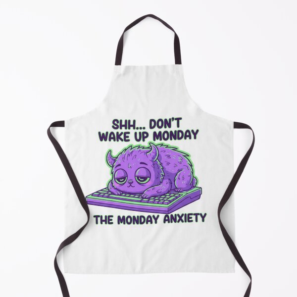 Item preview, Don’t Wake Up Monday Funny Monday Anxiety Remote Work Sticker Cute Tech designed and sold by ZYNORAworld.
