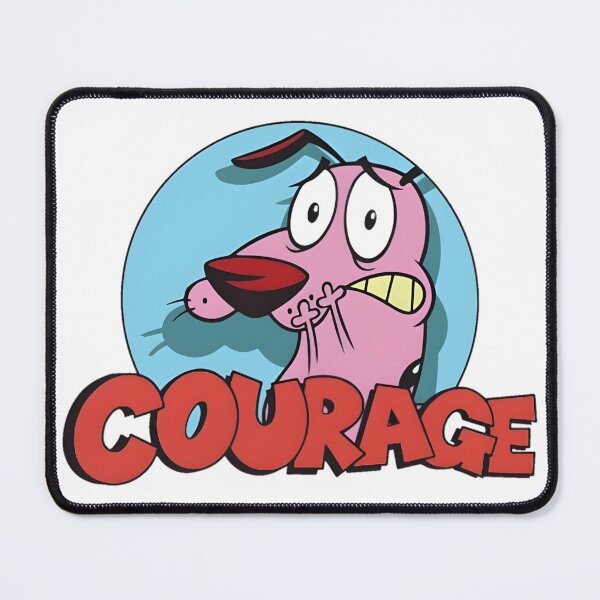 Item preview, courage pet designed and sold by Theuproarstore.