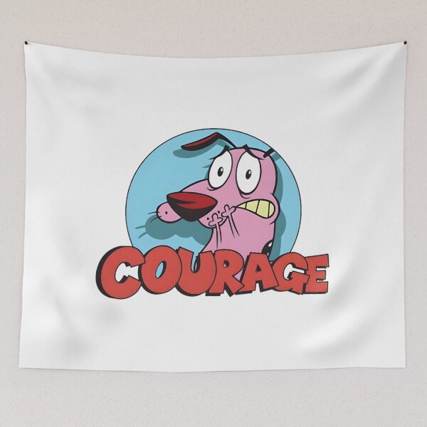 Item preview, courage pet designed and sold by Theuproarstore.