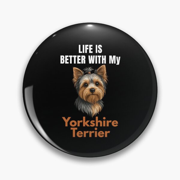 Item preview, Life Is Better With My Yorkshire Terrier – Cute Dog Mom & Dog Dad Gift designed and sold by YAKOUT-STUDIO.