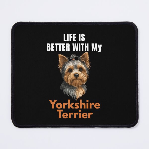 Item preview, Life Is Better With My Yorkshire Terrier – Cute Dog Mom & Dog Dad Gift designed and sold by YAKOUT-STUDIO.