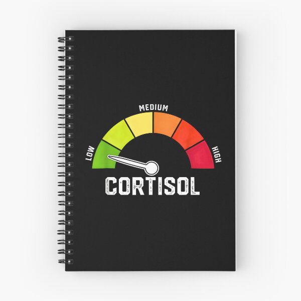 Item preview, Funny Cortisol High Level Stress Meter Meme – Anxiety & Burnout Humor Design designed and sold by NinigFox.