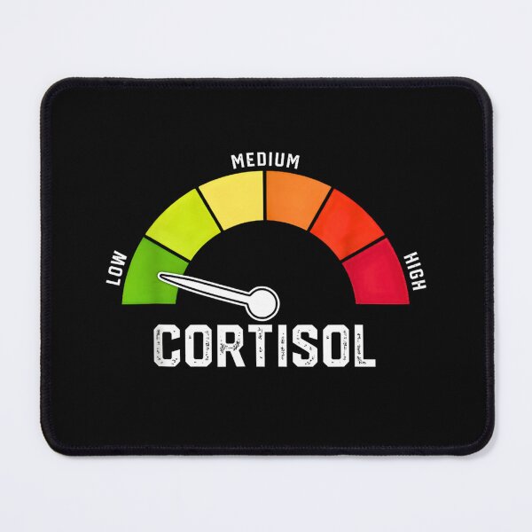 Item preview, Funny Cortisol High Level Stress Meter Meme – Anxiety & Burnout Humor Design designed and sold by NinigFox.