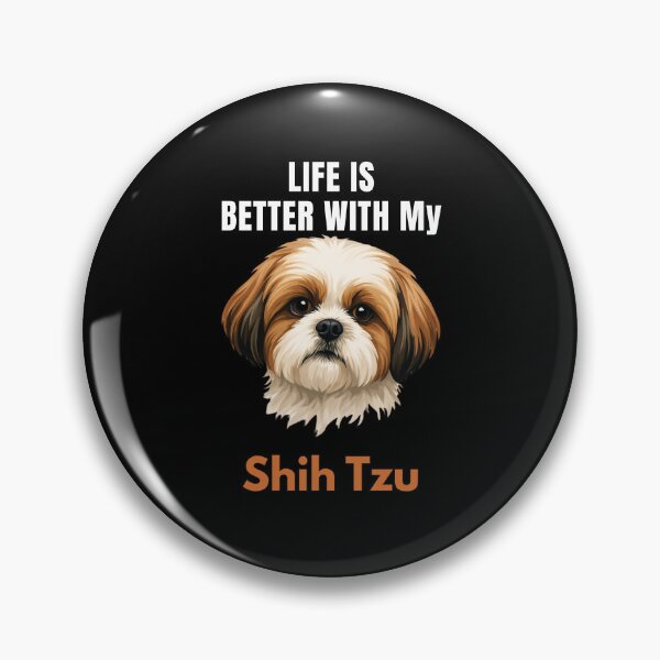 Item preview, Life Is Better With My Shih Tzu – Cute Dog Mom & Dog Dad Gift designed and sold by YAKOUT-STUDIO.