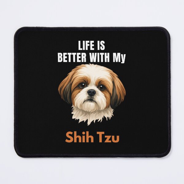 Item preview, Life Is Better With My Shih Tzu – Cute Dog Mom & Dog Dad Gift designed and sold by YAKOUT-STUDIO.