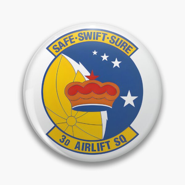 Item preview, Official Insignia of the United States Air Force 3d Airlift Squadron designed and sold by CharlieDesings.
