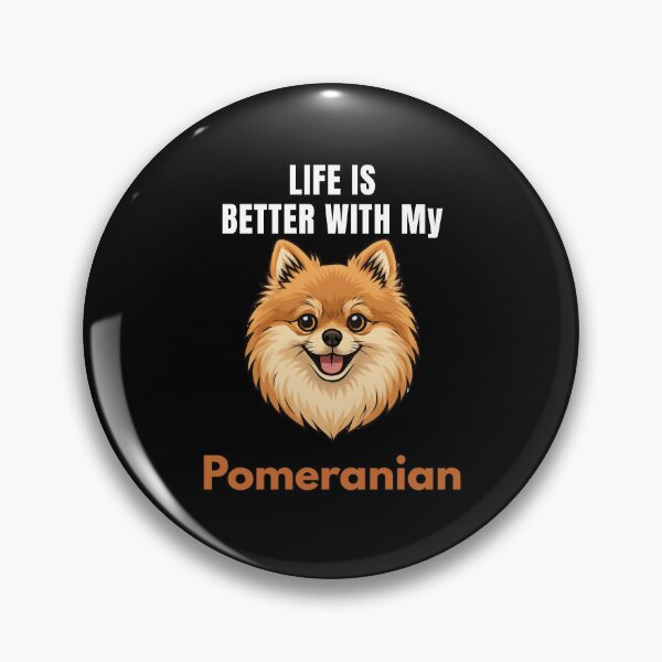 Item preview, Life Is Better With My Pomeranian – Cute Dog Mom & Dog Dad Gift designed and sold by YAKOUT-STUDIO.
