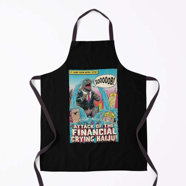 Item preview, Attack Of The Financial Crying Kaiju Comic designed and sold by GrafTeesLab.