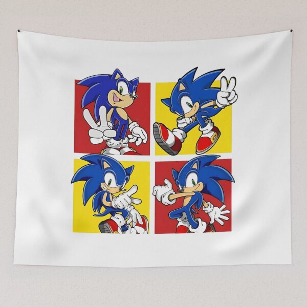 Item preview, blue hedgehog  designed and sold by Theuproarstore.