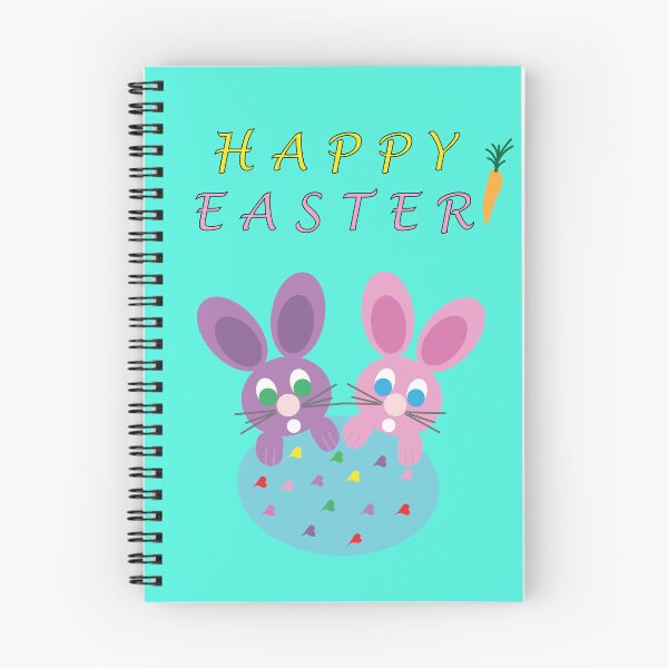 Item preview, Happy Easter Cute Bunnies with Easter Egg designed and sold by PattersArt.