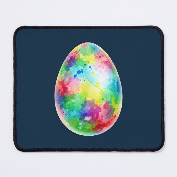 Item preview, Colorful Watercolor Easter Egg Splatter Art designed and sold by Dakson Design - Fantasy Art.