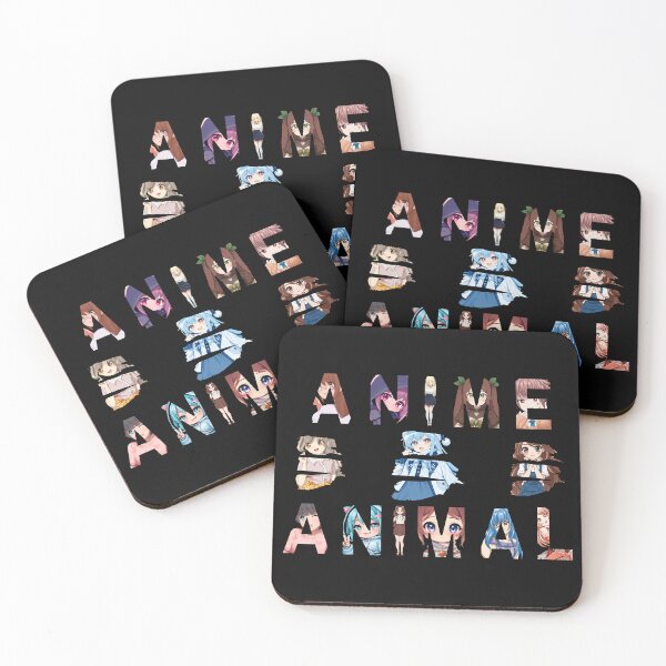 Item preview, Anime Animal Pretty Colorful Cartoon Girl Letters designed and sold by DizzyButterfly.