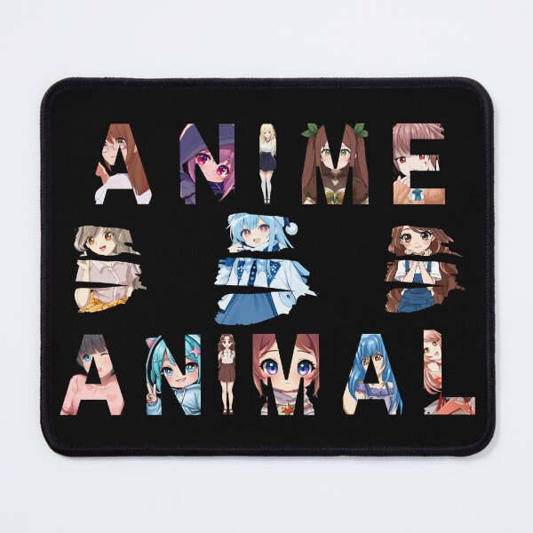 Item preview, Anime Animal Pretty Colorful Cartoon Girl Letters designed and sold by DizzyButterfly.