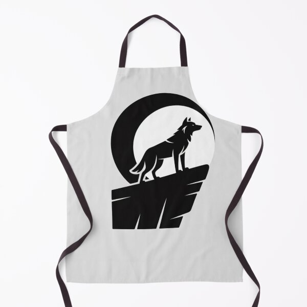 Item preview, wolf howling at a geometric moon designed and sold by sevenmountains.