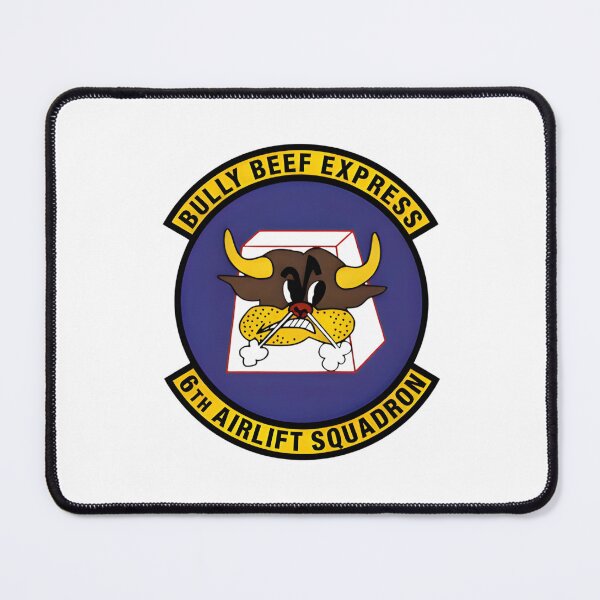 Item preview, Official Insignia of the United States Air Force 6th Airlift Squadron "Bully Beef Express" designed and sold by CharlieDesings.
