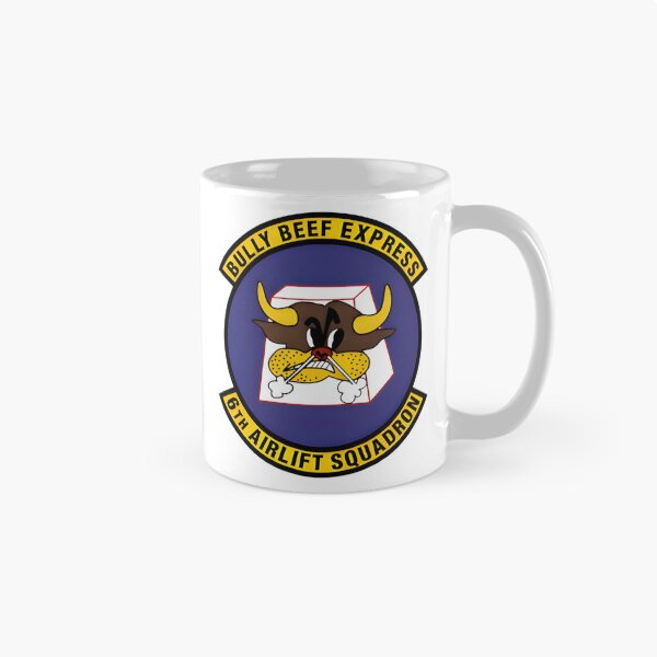 Item preview, Official Insignia of the United States Air Force 6th Airlift Squadron "Bully Beef Express" designed and sold by CharlieDesings.