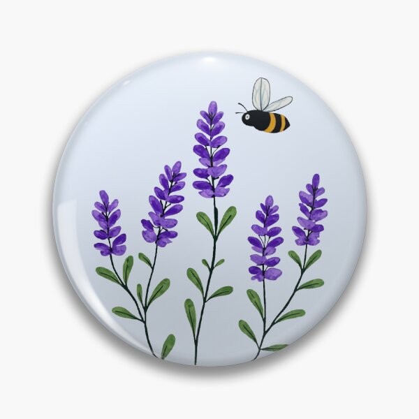 Item preview, Abeja lavanda designed and sold by Lisa Bittinger.