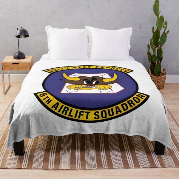 Item preview, Official Insignia of the United States Air Force 6th Airlift Squadron "Bully Beef Express" designed and sold by CharlieDesings.