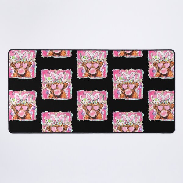 Item preview, Highland Cow Easter Day Bunny Ears pink Girls Women designed and sold by Goleon12.