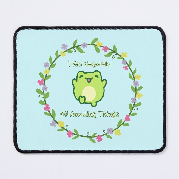 Aperçu de l'œuvre Positive Affirmation Frog créée et vendue par WinnesdayWonder.