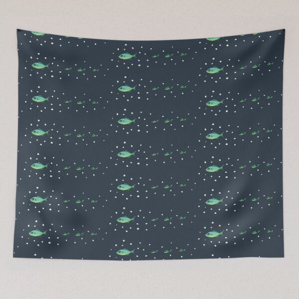 Item preview, A school of green reef fish  designed and sold by VitSArt.