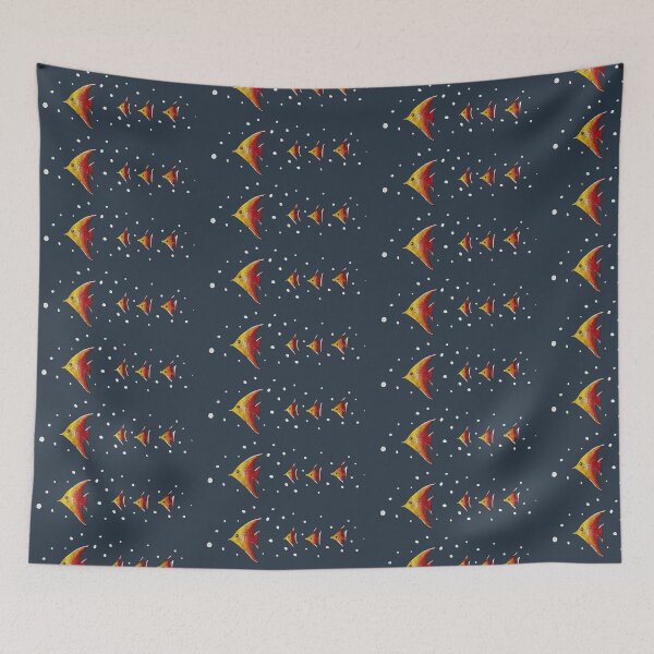Item preview, A school of yellow reef fish designed and sold by VitSArt.