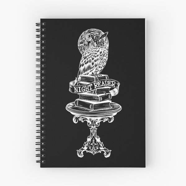 Item preview, Night Reader Owl - Wise Book Lover Vintage Illustration designed and sold by Urban Muse And Sultry Hues.