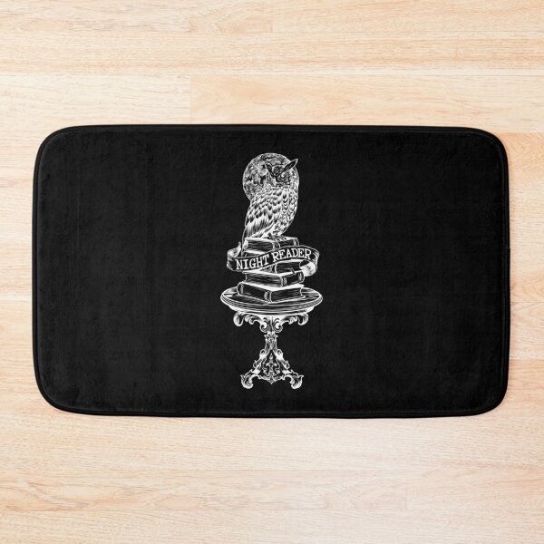 Item preview, Night Reader Owl - Wise Book Lover Vintage Illustration designed and sold by Urban Muse And Sultry Hues.