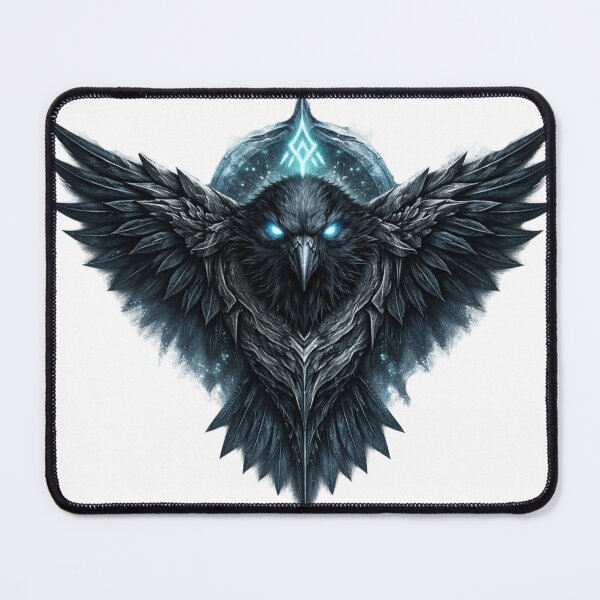 Item preview, Dark Nordic Raven Spirit Emblem designed and sold by HejStudio.