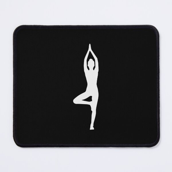 Item preview, Yoga Tree Pose Silhouette – Balance Motion Design designed and sold by BrushRushX.