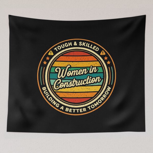 Item preview, Women In Construction Tough and Skilled designed and sold by HandicraftArt.