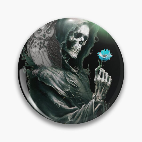 Item preview, Shadow Guardian Owls: The Psychopomp (blue) designed and sold by Bouthilette Boutique.