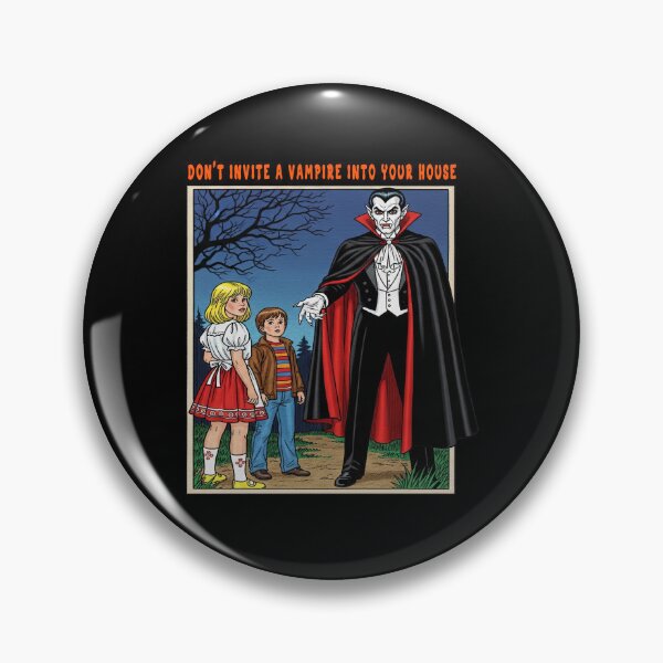 Item preview, Don't Invite a Vampire into Your House Retro  designed and sold by TeeARTHY.