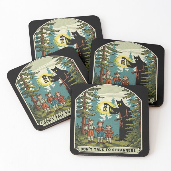 Item preview, Don't Talk to Strangers Spooky Shadow Figure Forest   designed and sold by TeeARTHY.