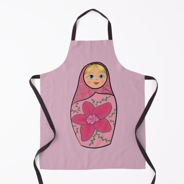 Item preview, Cute Matryoshka Doll Sticker – Colorful Russian Nesting Doll Folk Art Vinyl Decal designed and sold by AlyonaCo.