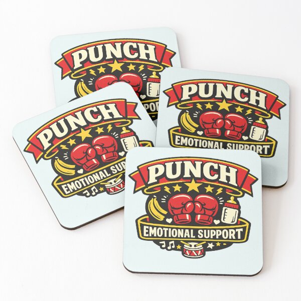 Item preview, Emotional Support Little Boxer Primate Badge Art designed and sold by axiksa10.