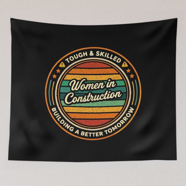 Item preview, Women In Construction Tough and Skilled designed and sold by HandicraftArt.