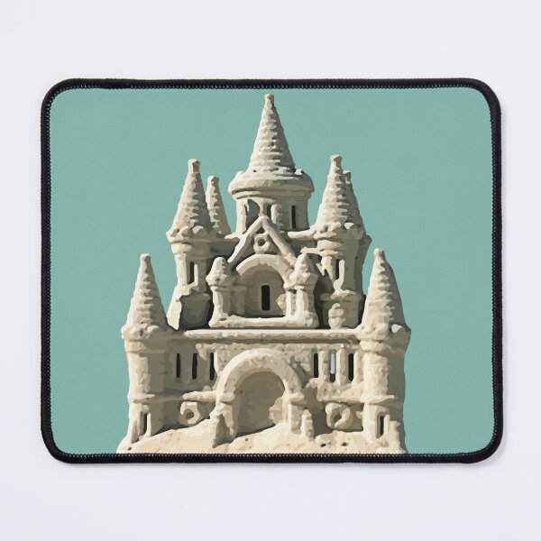 Item preview, Intricate Sandcastle with Towers Illustration designed and sold by Arturo Daniel Garcia Palomo.