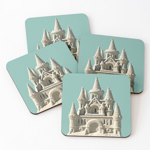 Item preview, Intricate Sandcastle with Towers Illustration designed and sold by Arturo Daniel Garcia Palomo.