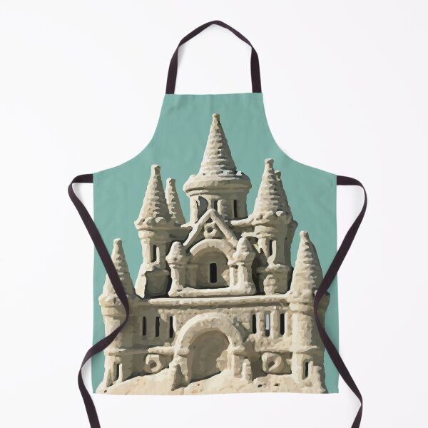 Item preview, Intricate Sandcastle with Towers Illustration designed and sold by Arturo Daniel Garcia Palomo.