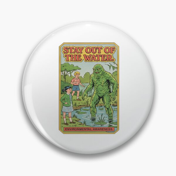 Item preview, Stay Out of the Water Swamp Monster Environmental Awareness designed and sold by TeeARTHY.