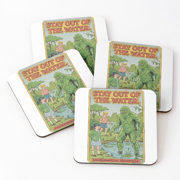 Item preview, Stay Out of the Water Swamp Monster Environmental Awareness designed and sold by TeeARTHY.