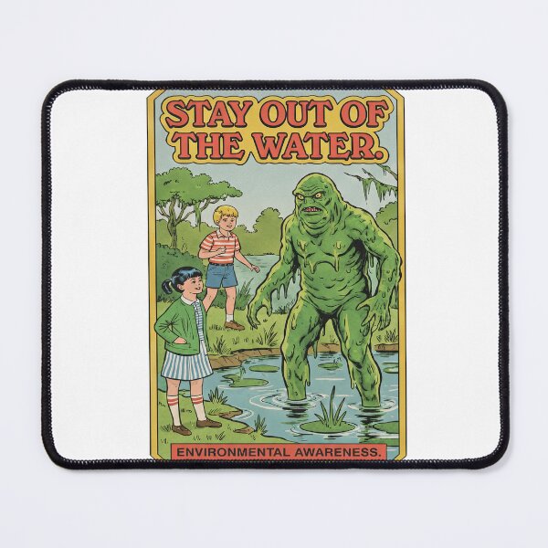 Item preview, Stay Out of the Water Swamp Monster Environmental Awareness designed and sold by TeeARTHY.