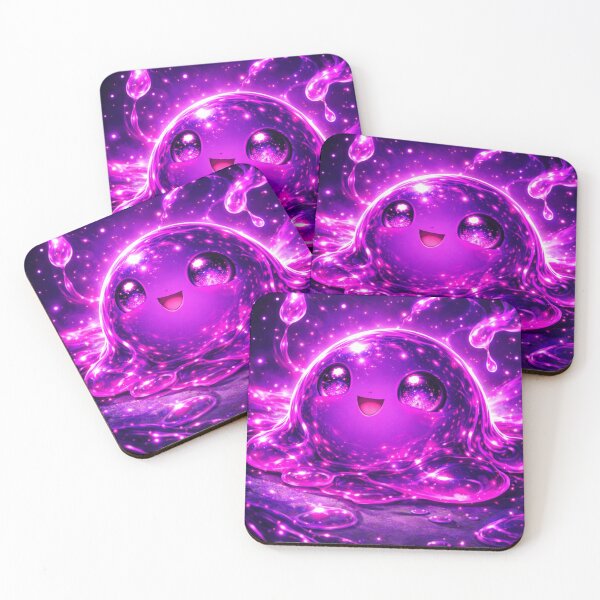 Item preview, Sweet epic pink purple glowing slime designed and sold by AstralSenpai.
