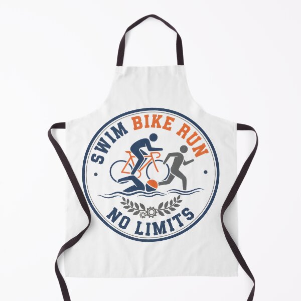 Item preview, Triathlon Swim Bike Run No Limits vintage emblem designed and sold by valezaziki.
