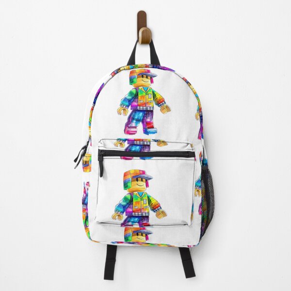 Item preview, Rainbow Graffiti Custom Lego Minifig - Streetwear Brick Built Art Print designed and sold by DesignArtist.ia.