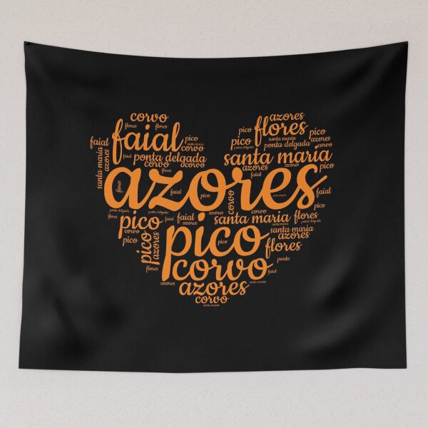 Item preview, Azores Roots – Azorean Pride Island Word Art Design designed and sold by ArcticFoxStudio.